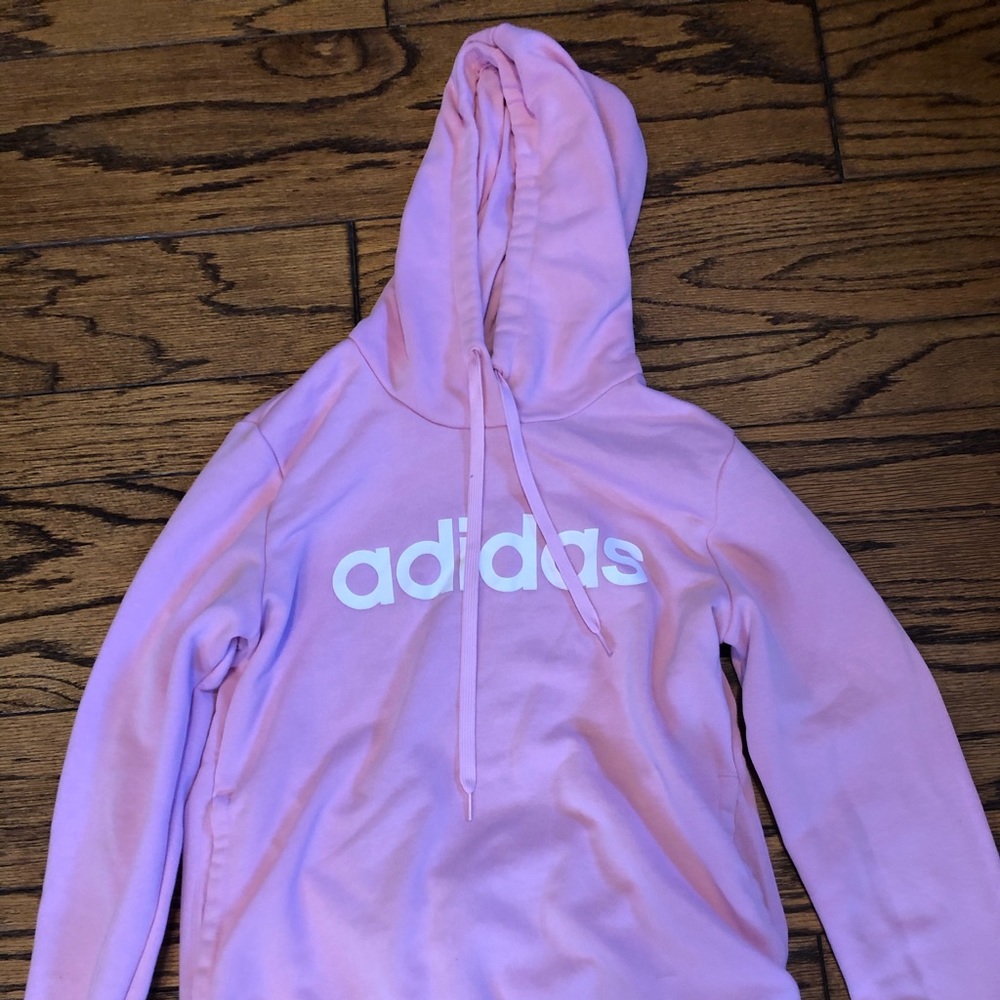 pink adidas hoodie